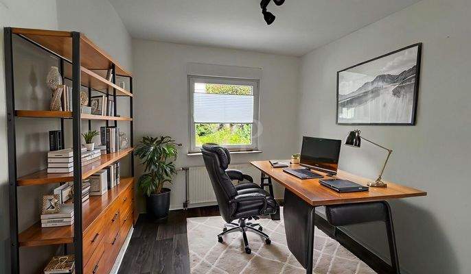 Einrichtungsbeispiel KI : Büro