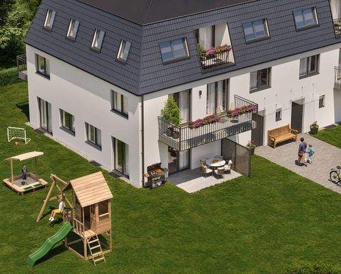 Gartenansicht 1 Visualisierung