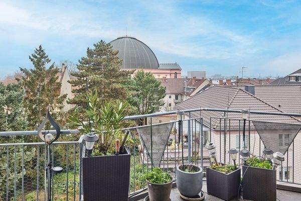 Ausblick vom Westbalkon