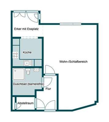 Grundriss Obergeschoss