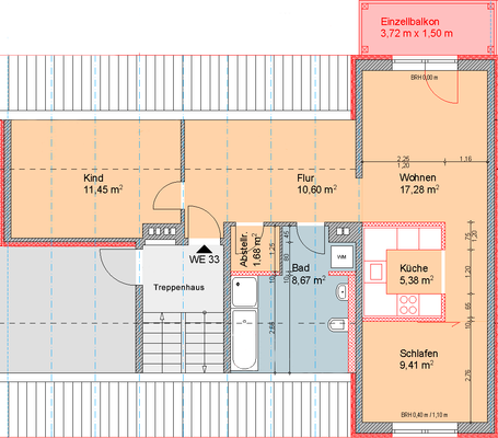 Grundriss DG - Hohe Str. 25