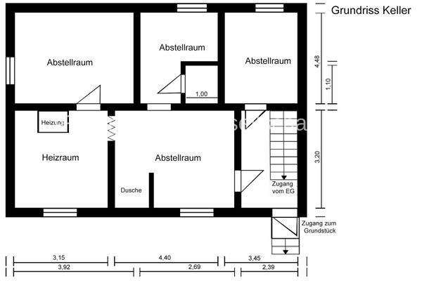 Grundriss Kellergeschoss