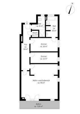Optionaler Grundriss1. Obergeschoss