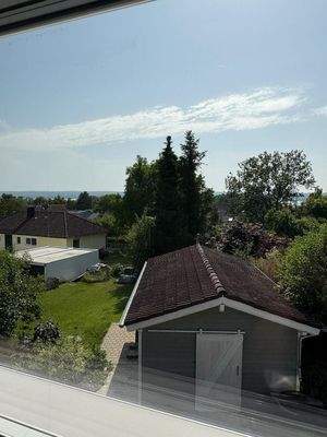 Duschen mit Blick auf den See