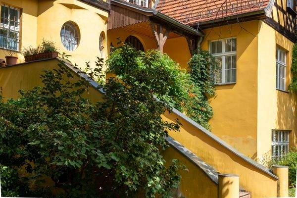 Idyllischer Eingangsbereich