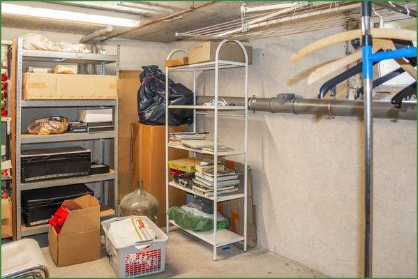 Einer der Abstellräume im Keller