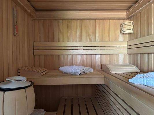 Sauna - Ferienwohnung im OG