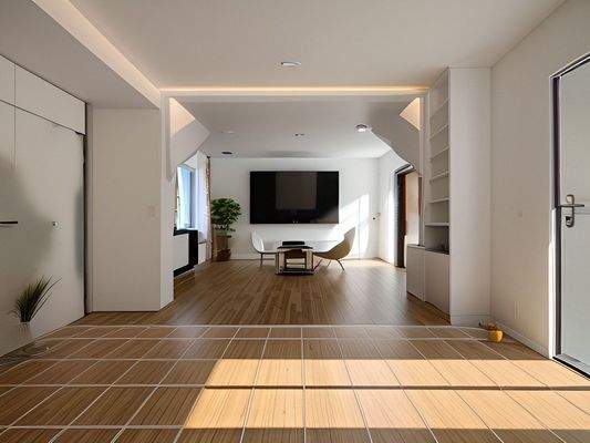 Wohnzimmer EG Illustration / Beispiel