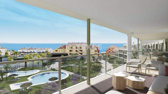 Sea View Apartments Close to Beach in Manilva