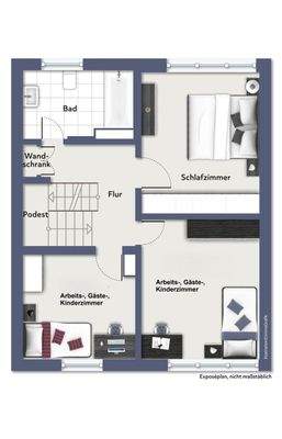 Grundriss Obergeschoss