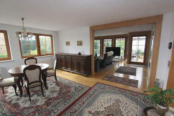 Esszimmer-Wohnzimmer-Verbindung