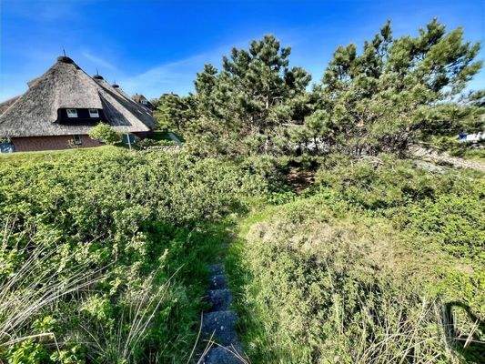 Weitere eingewachsene Sitzmöglichkeit