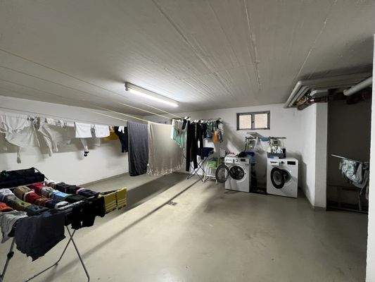 Wasch- und Trocknungsraum