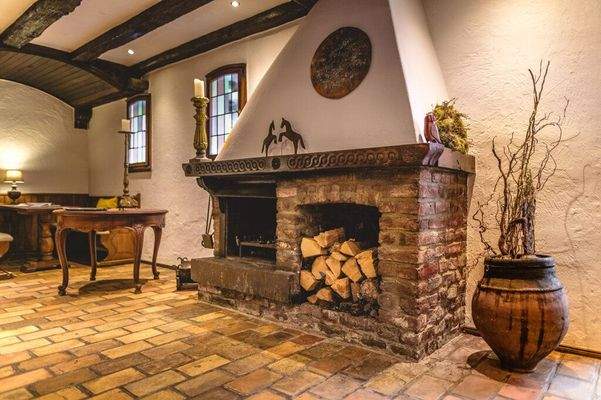 offener Kamin Bistrobereich