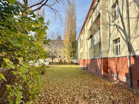 Innenhof mit Wäscheplatz