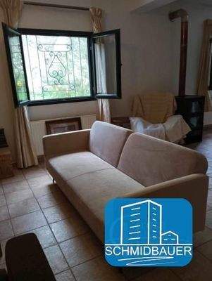 Kreta, Peri: Einfamilienhaus mit schönem Garten und toller Aussicht zu verkaufen