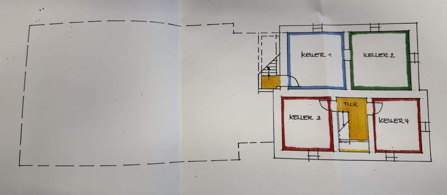 Grundrissplan Kellergeschoss