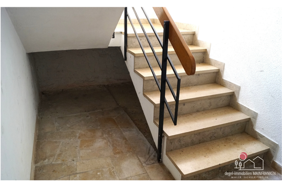 außengelagertes Treppenhaus