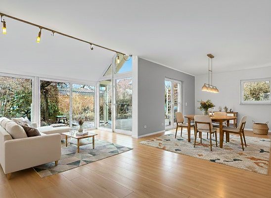 Wohnzimmer visualisiert