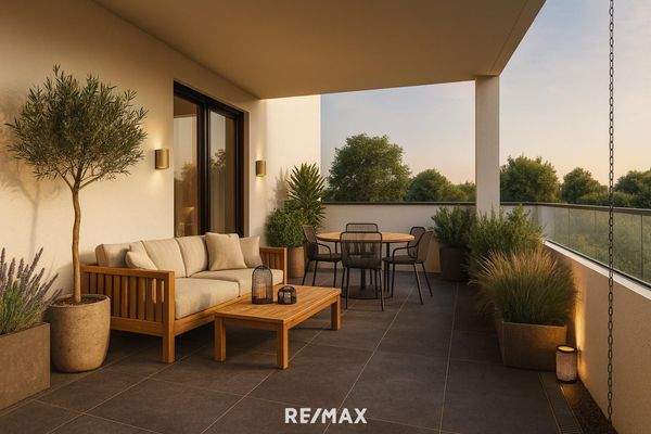 Visualisierung Balkon