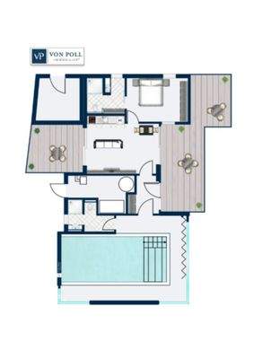 Grundriss Bungalow 2