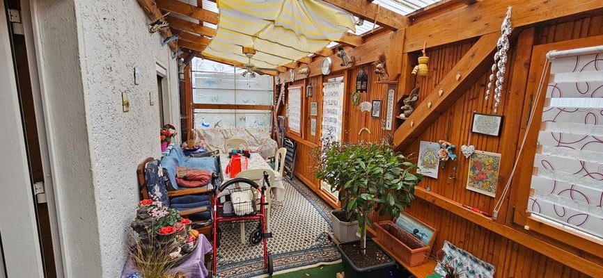 Überdachte Terrasse