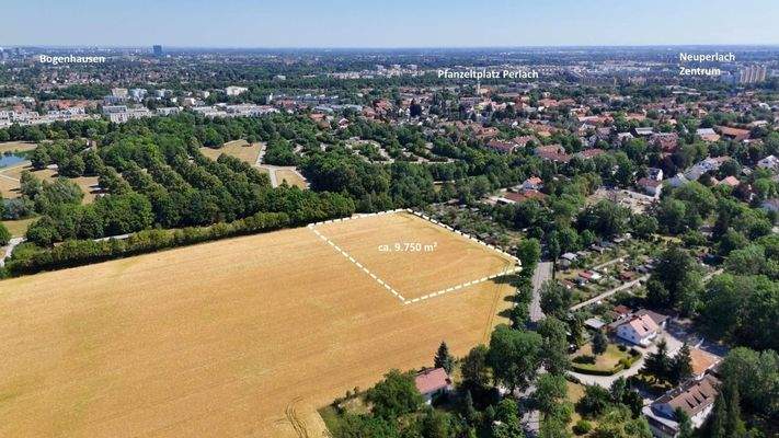 Luftansicht Blickrichtung München (Nord)