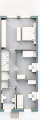 Obergeschoss - unverbindliche Illustration