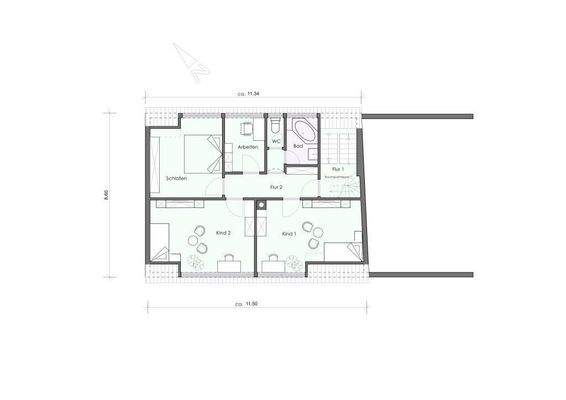 Grundriss Dachgeschoss