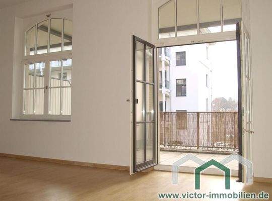 Blick Zugang Balkon - vor Einzug