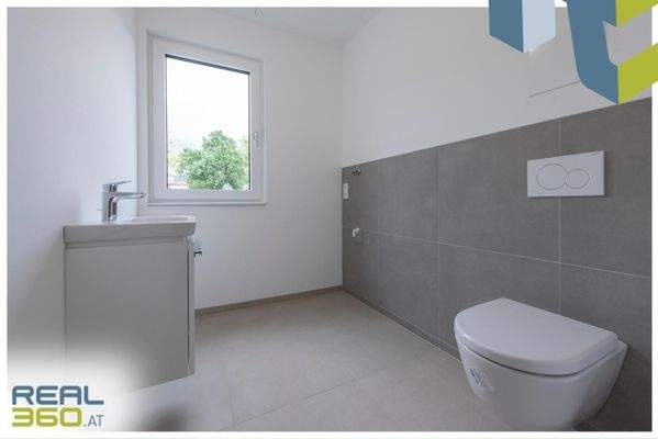 Toilette mit Fenster