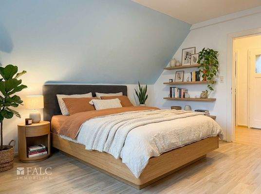 Schlafzimmer Mietwohnung - Homestaging 