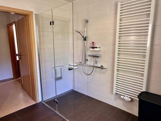 Dusche im Badezimmer im Erdgeschoss