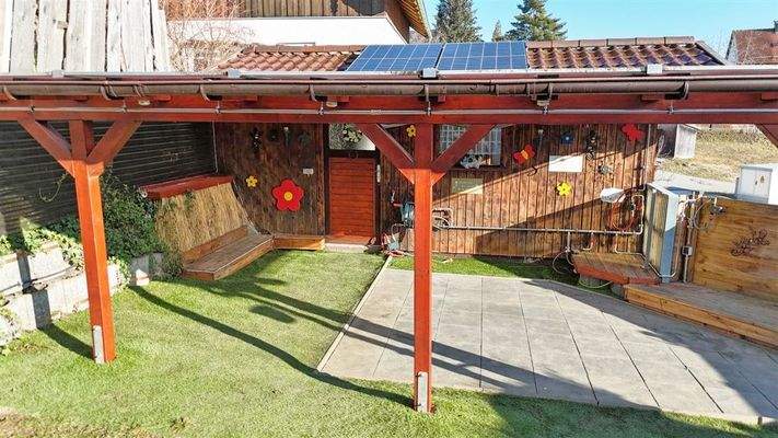 überdachter Freisitz