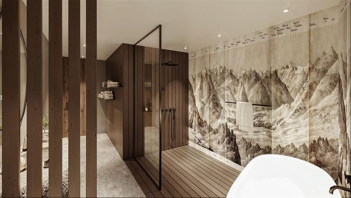 EG-Masterbad mit Sauna