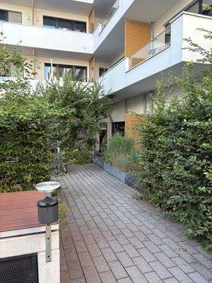 Innenhof Blick Terrasse