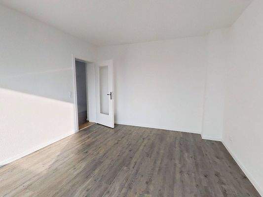 Ansicht II: Wohn- und Esszimmer