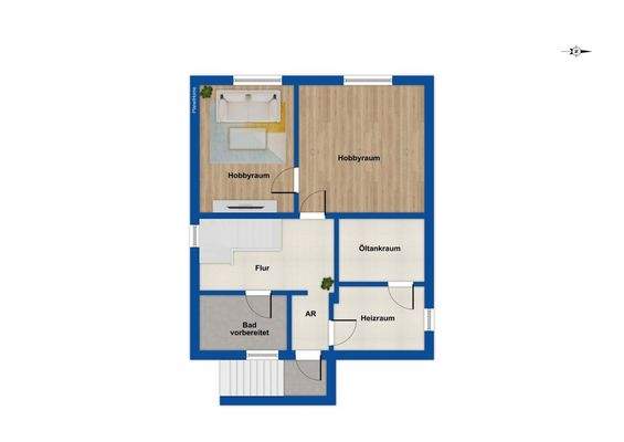 Grundriss - Kellergeschoss