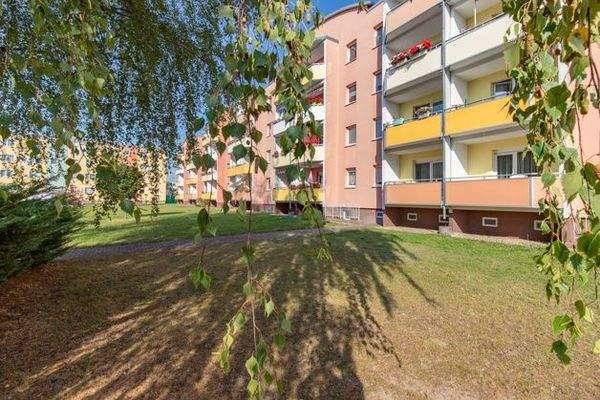 Ansicht des Objektes Balkonseite