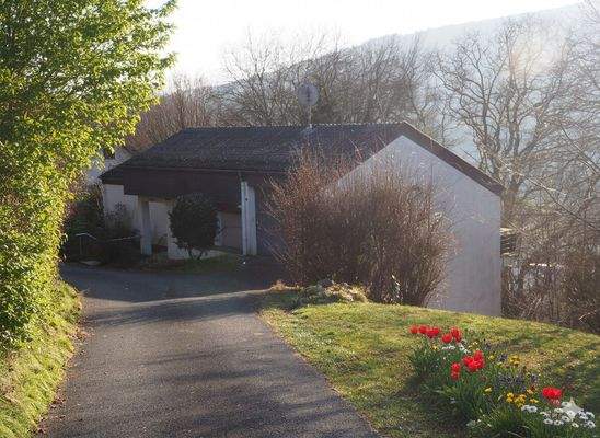 Private Zufahrt zum Haus