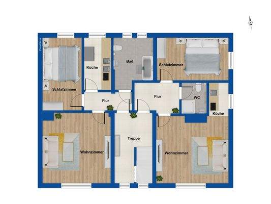 Grundriss Obergeschoss