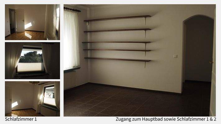 Zugang zum Hauptbad, sowie Schlafzimmern