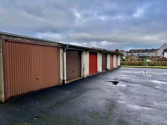 Garagenansicht im Freien