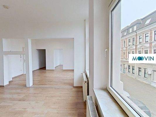 Ansicht IV: Wohn- und Esszimmer