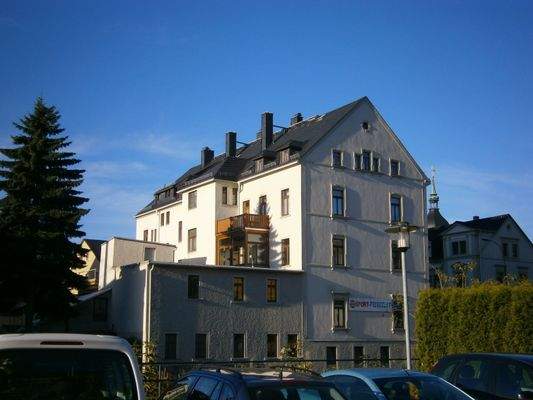 Hinteransicht Haus Innenhofbereich