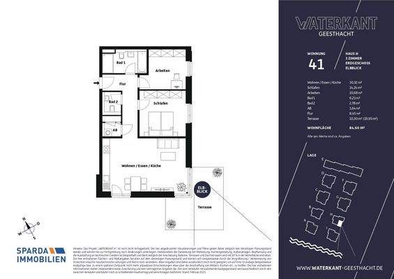 Grundriss Wohnung 41