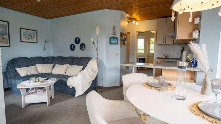 Blick in den Wohnbereich