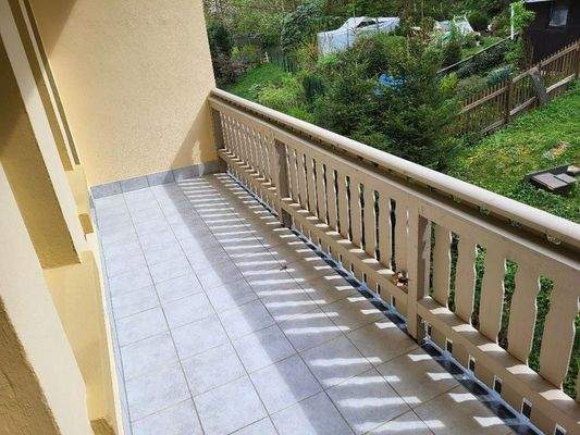 Balkon - saniert, Detail