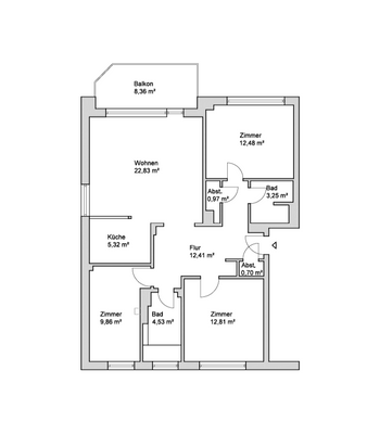 Grundriss 1. OG links