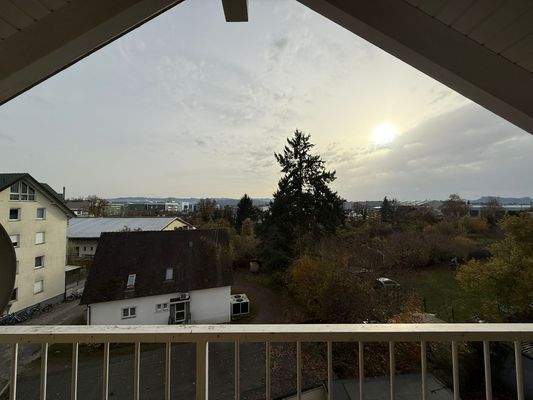 Blick vom Balkon in Singen